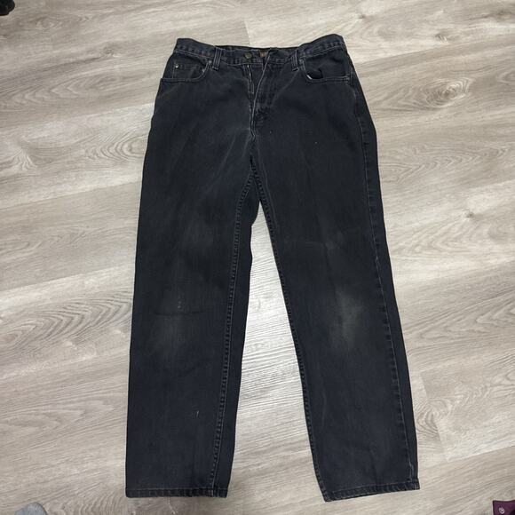 Savane Men's Jeans Pleated Size 32 X 32 Soft Wash Denim Light Blue Used - Picture 1 of 8
